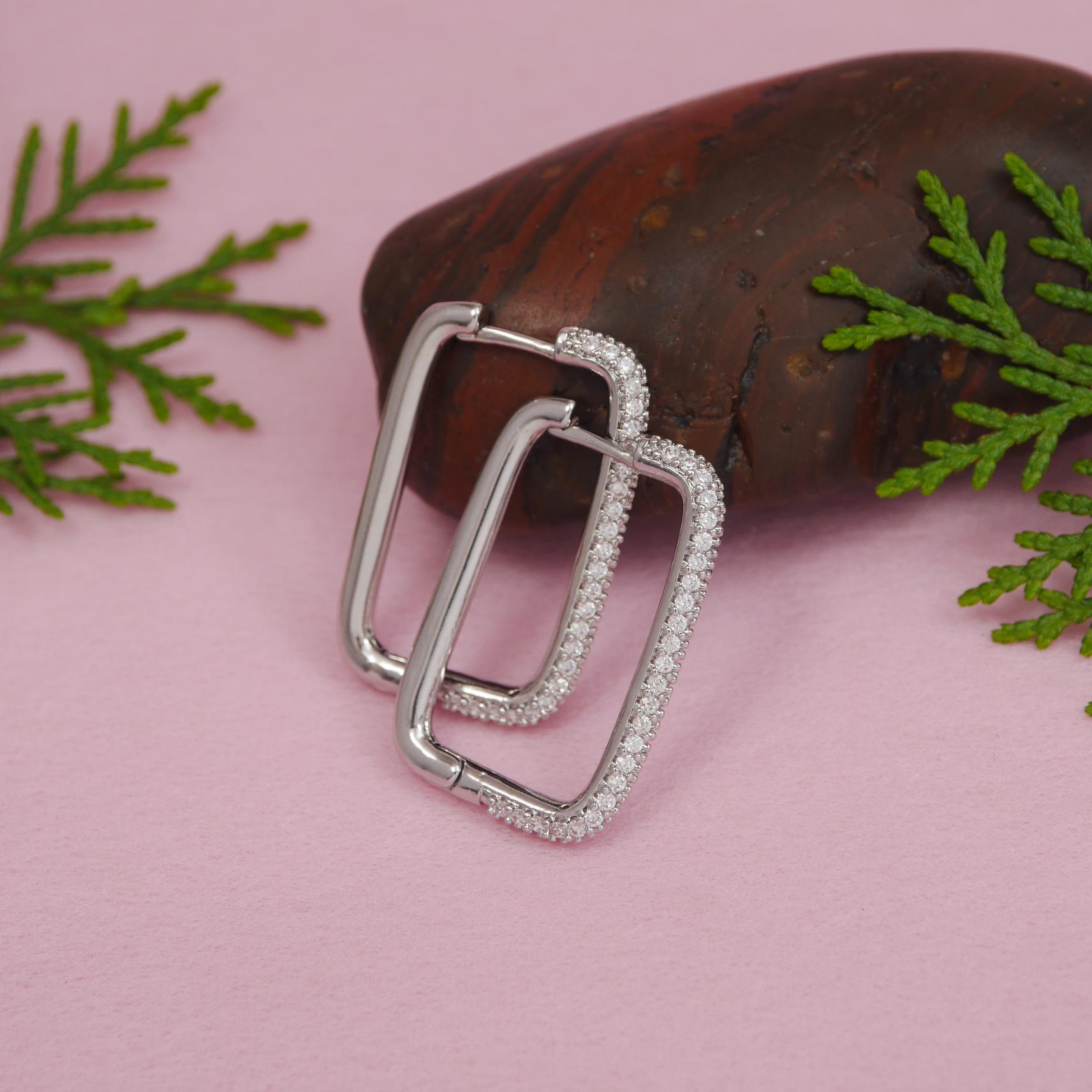 Korean Gold/ Silver Plated  hoops  Earring