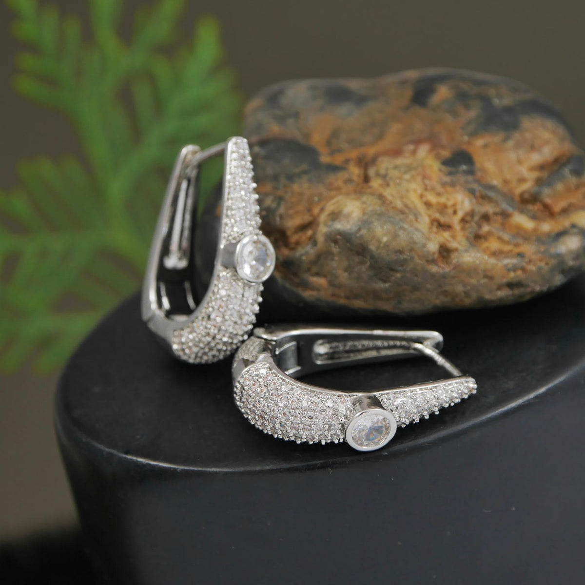 Korean Gold/ Silver Plated hoops  Earring
