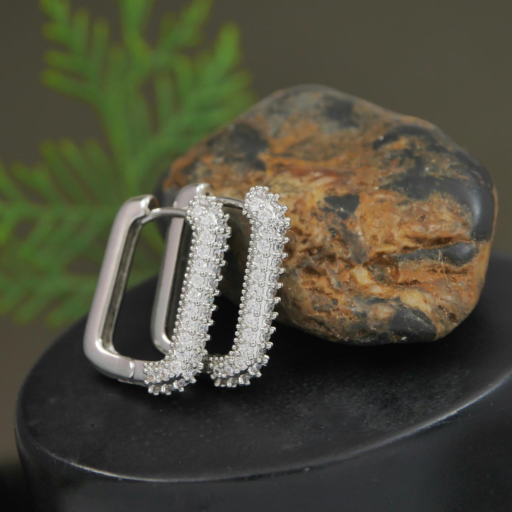 Korean Gold/ Silver Plated hoops  Earring