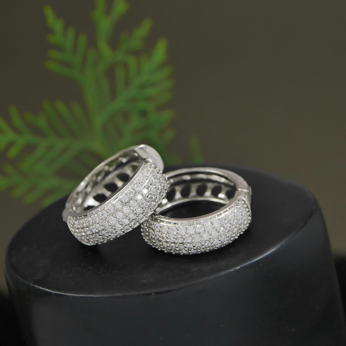 Korean Gold/ Silver Plated hoops  Earring