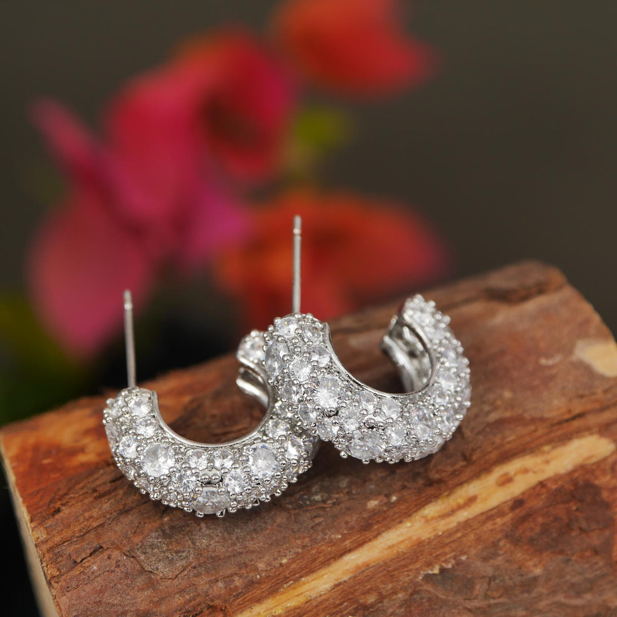 Korean Gold/ Silver Plated hoops Earring