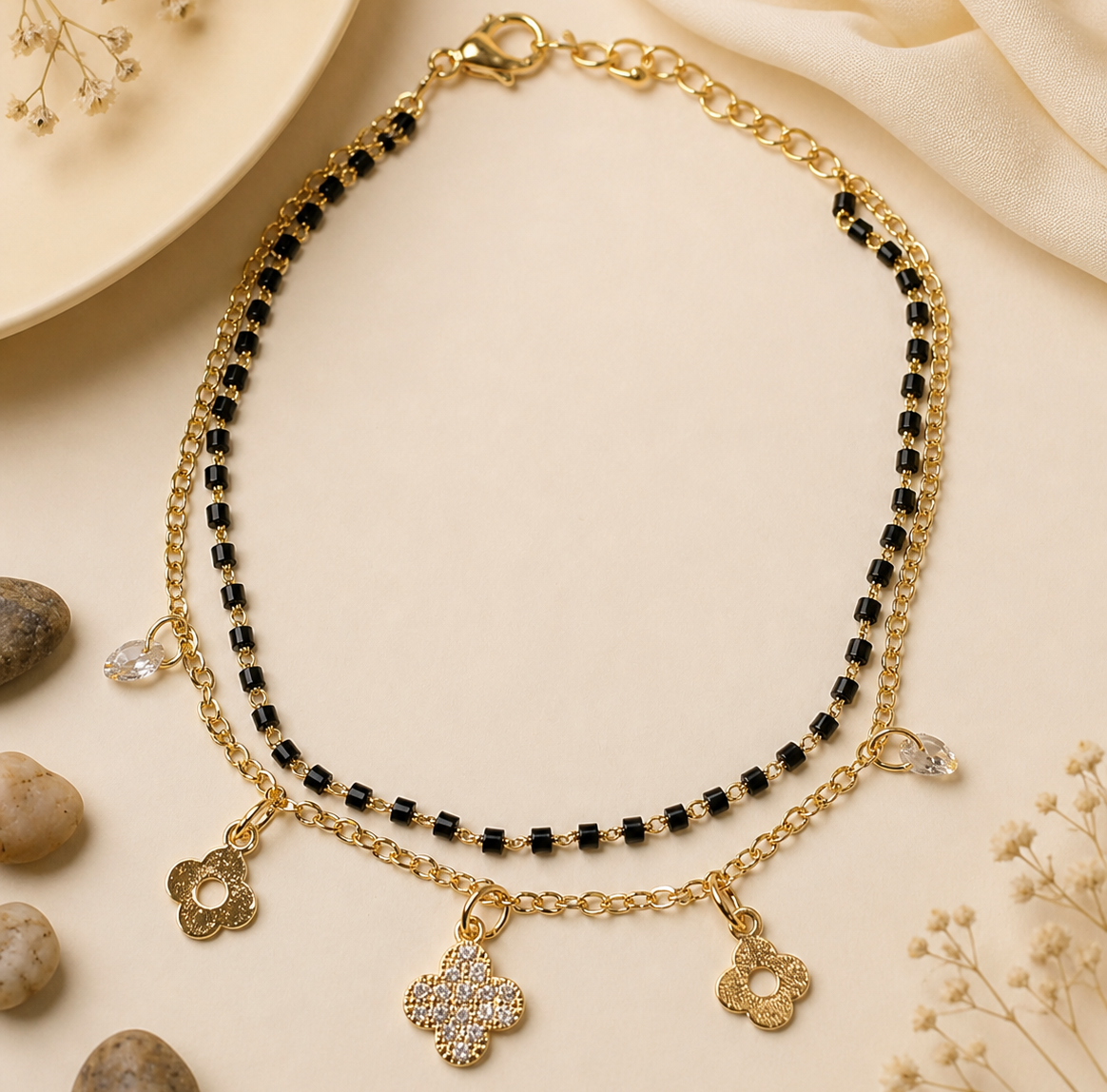 Devotion Double-Layered Mangalsutra Bracelet