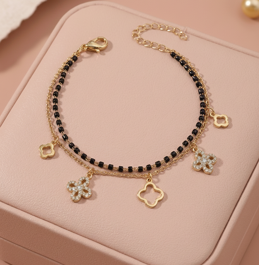 Devotion Double-Layered Mangalsutra Bracelet
