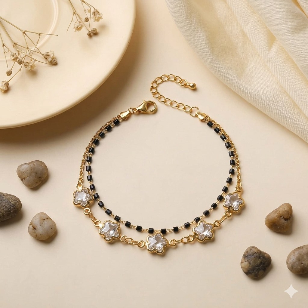 Devotion Double-Layered Mangalsutra Bracelet
