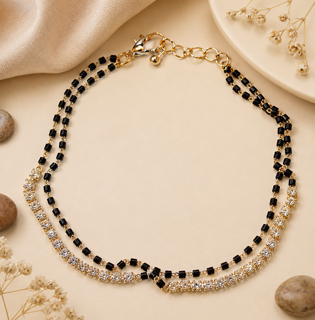 Devotion Double-Layered Mangalsutra Bracelet