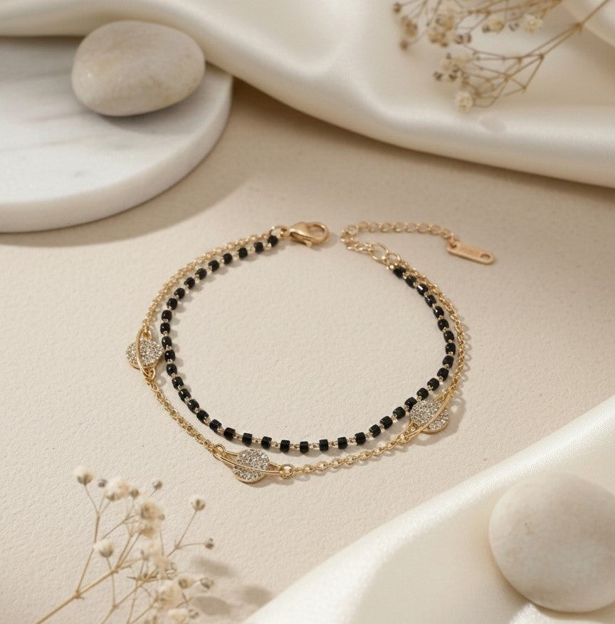 Devotion Double-Layered Mangalsutra Bracelet