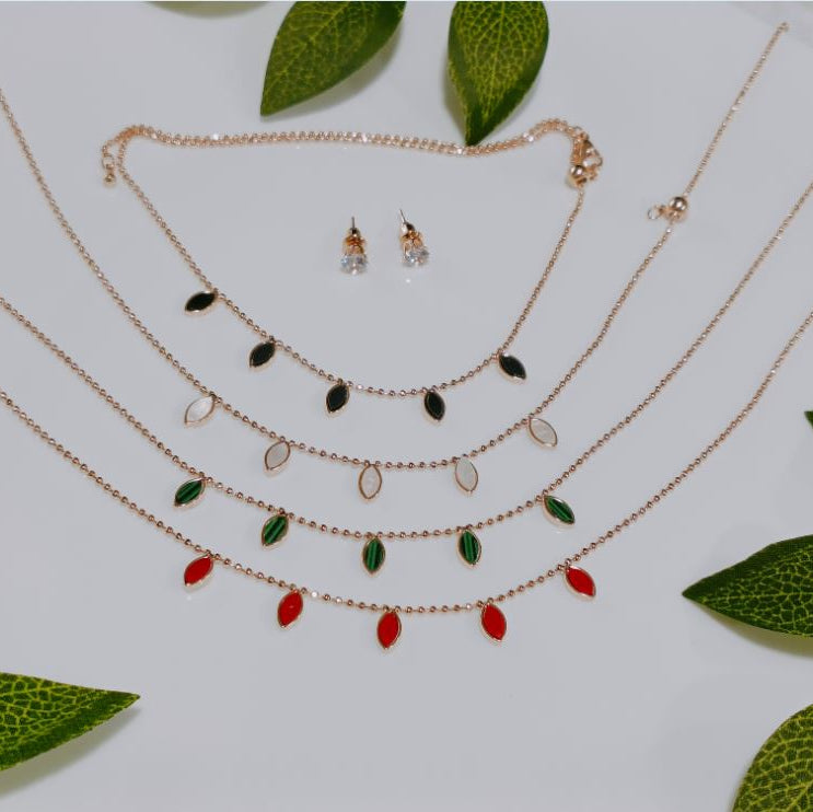 Silver/Gold/Rose Gold Plated Choker Necklace