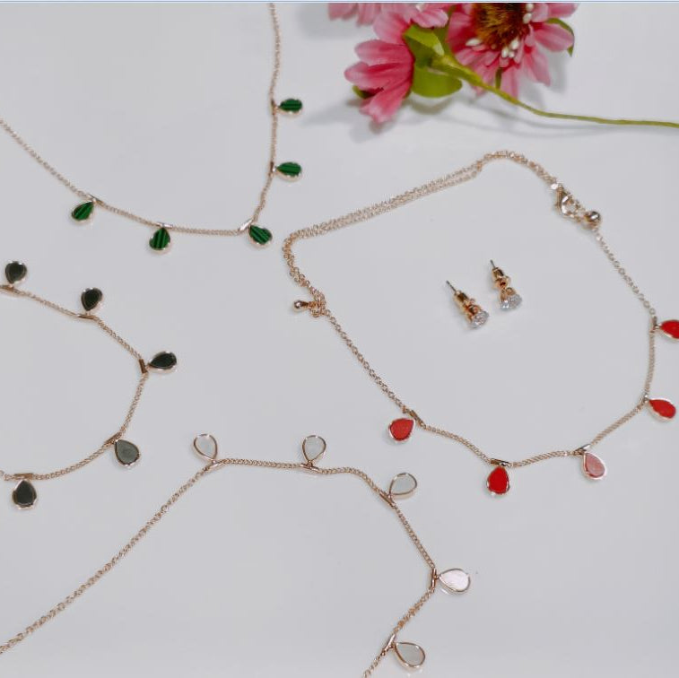 Silver/Gold/Rose Gold Plated Choker Necklace