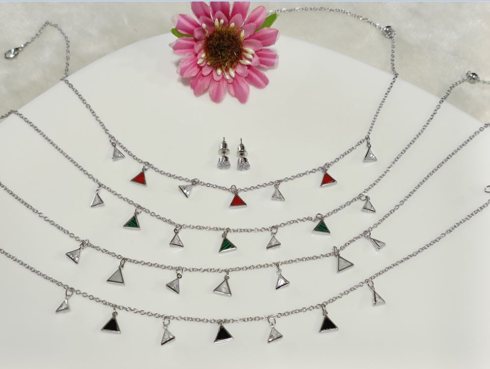 Silver/Gold/Rose Gold Plated Choker Necklace- NK 2451