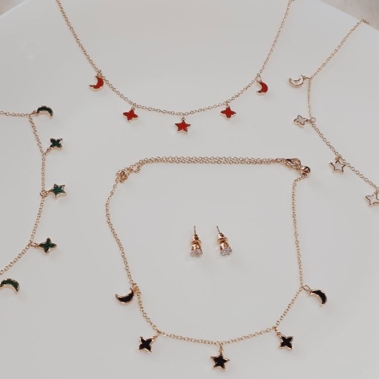 Silver/Gold/Rose Gold Plated Choker Necklace