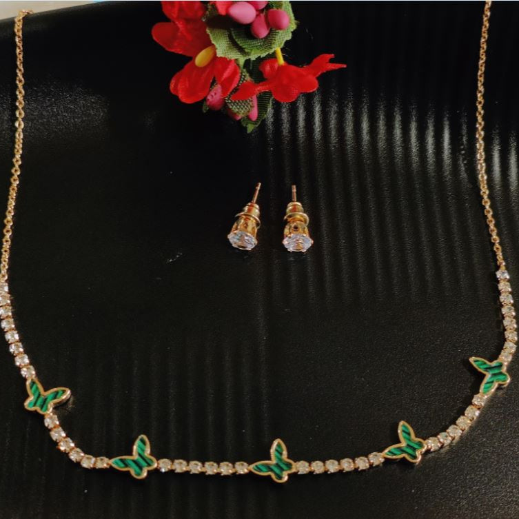 Silver/Gold/Rose Gold Plated Choker Necklace