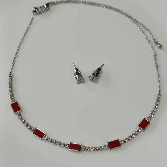Silver/Gold/Rose Gold Plated Choker Necklace