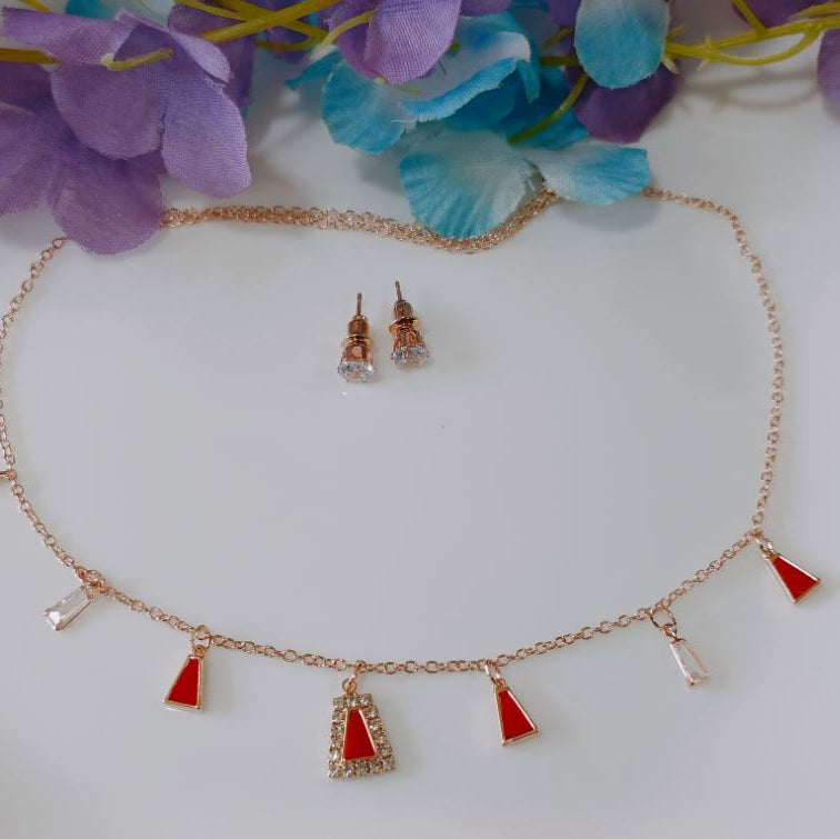 Silver/Gold/Rose Gold Plated Choker Necklace