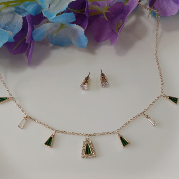 Silver/Gold/Rose Gold Plated Choker Necklace