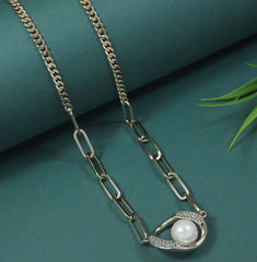 Double Layer Star Pendent Long Chain Necklace - NK 5146