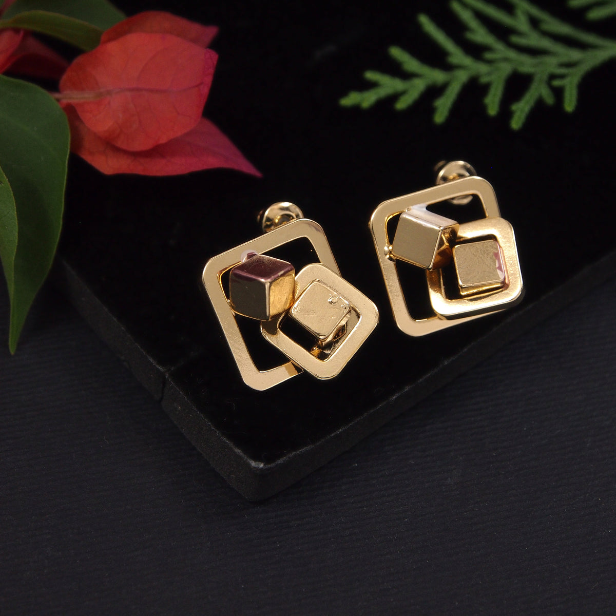 Gold Plated Western Earring ( pack of 6 )