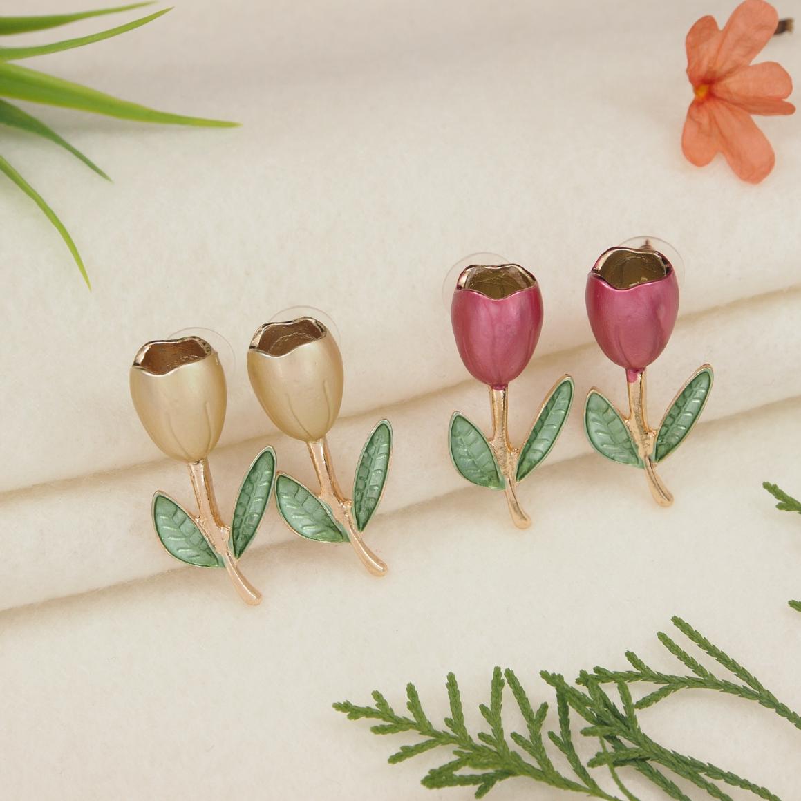Gold Plated Western Earring ( pack of 6 )