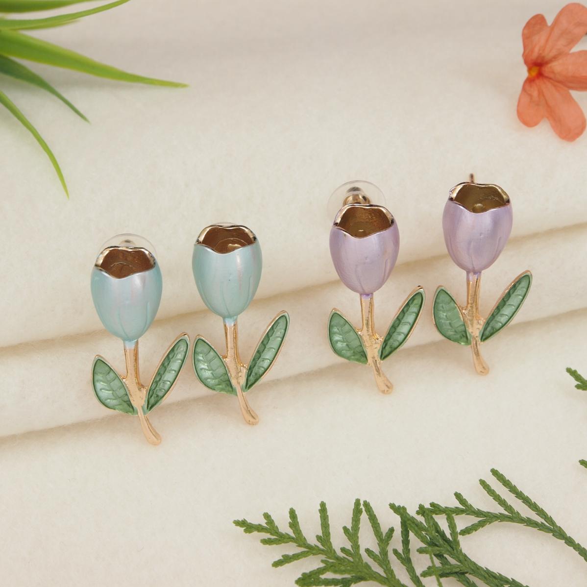 Gold Plated Western Earring ( pack of 6 )