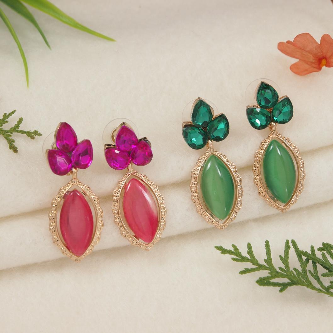 Gold Plated Western Earring ( pack of 6 )