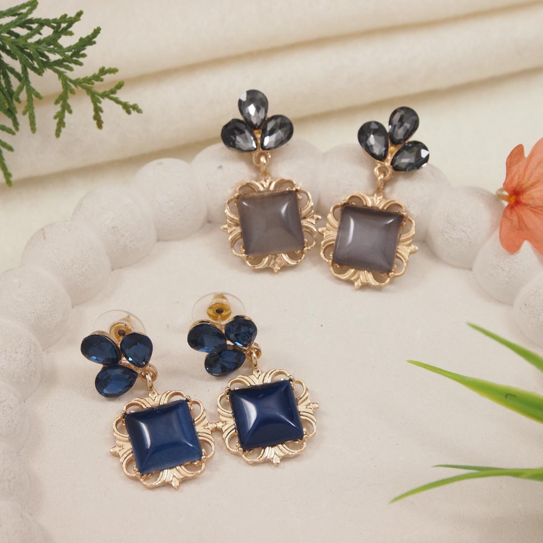 Gold Plated Western Earring ( pack of 6 )