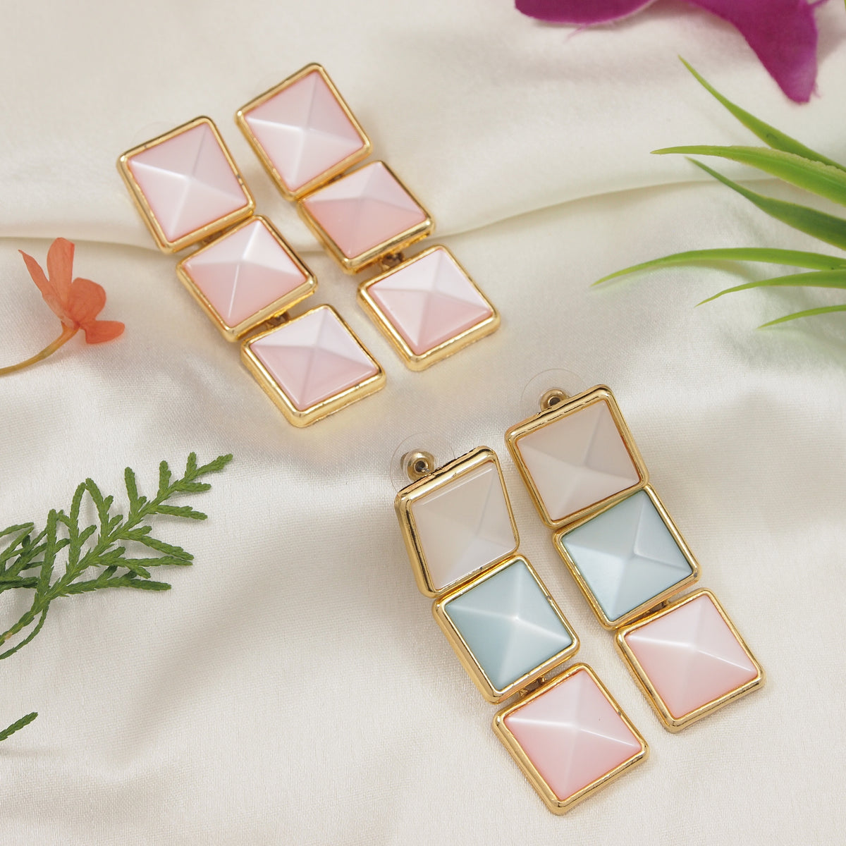 Gold Plated Western Earring ( pack of 4 )