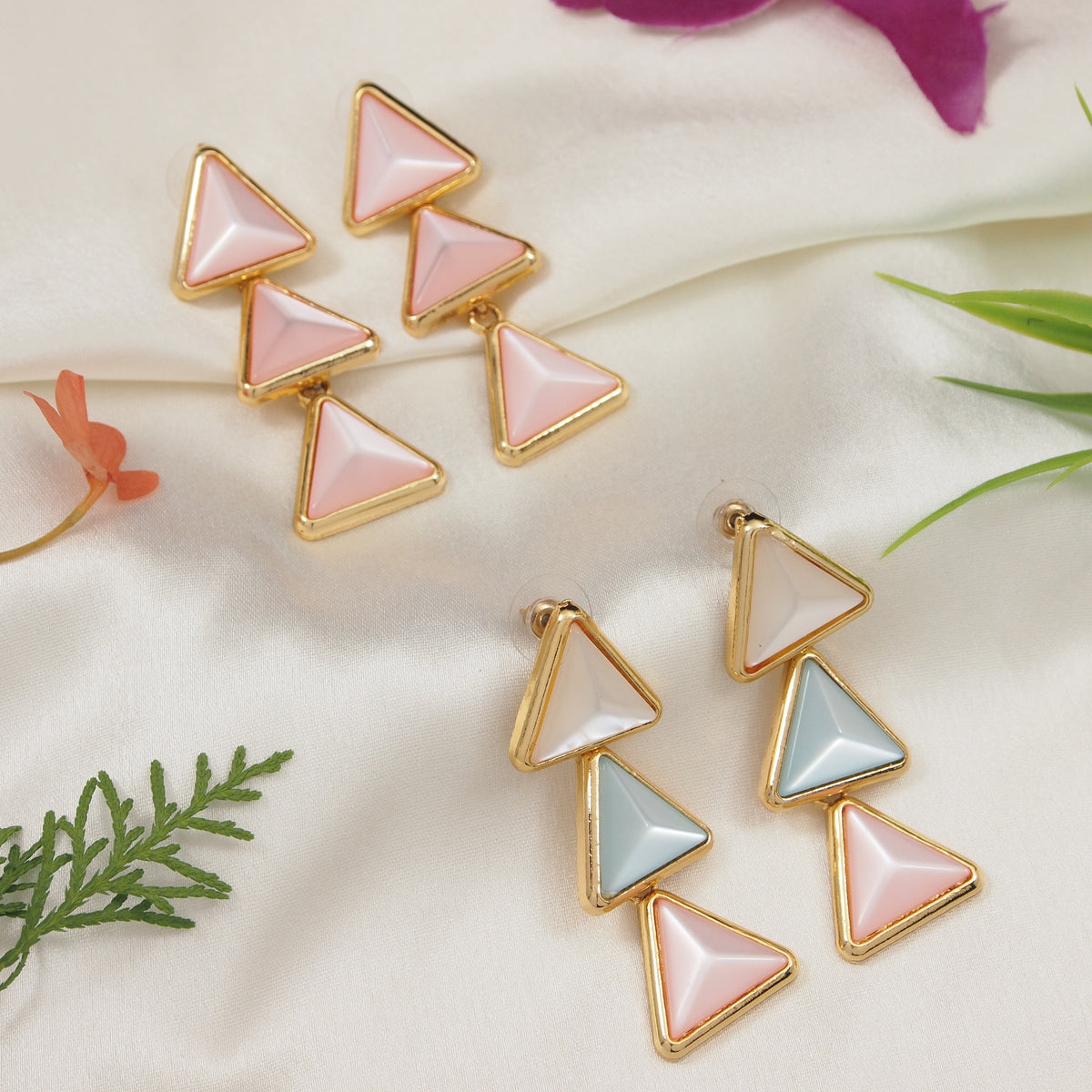 Gold Plated Western Earring ( pack of 4 )