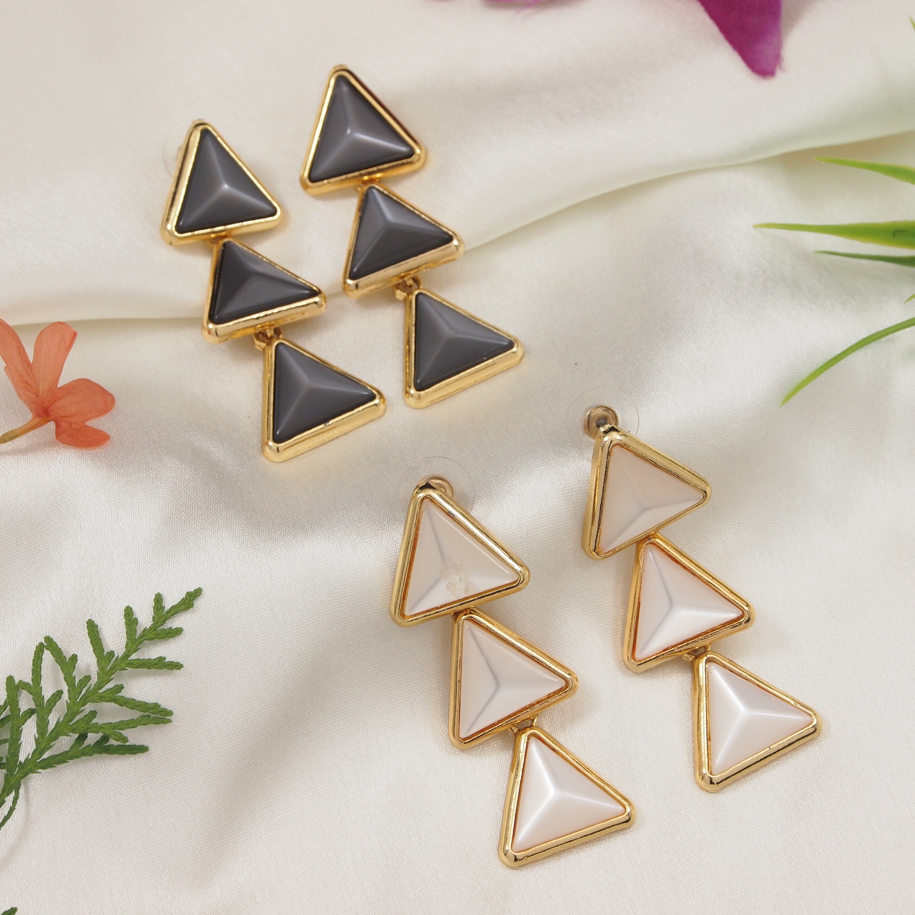 Gold Plated Western Earring ( pack of 4 )