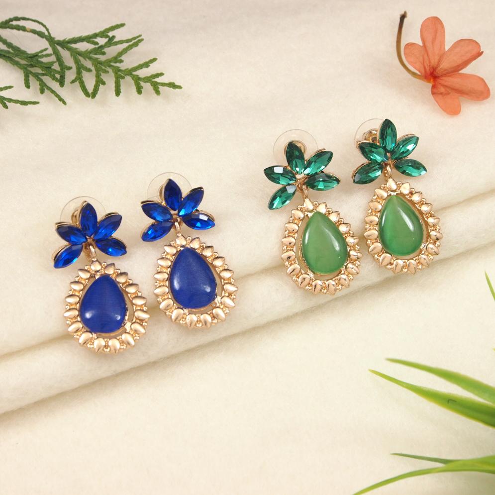 Gold Plated Western Earring ( pack of 6 )