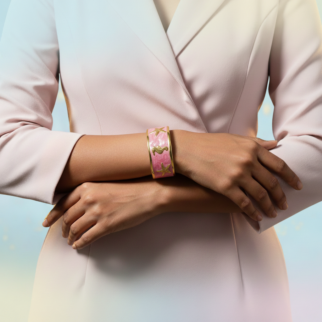 Adjustable  gold plated Cuff Kada