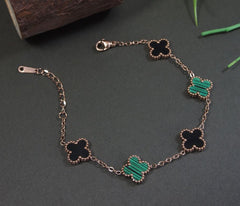 Stainless Steel Clover Bracelet - STBR 5345