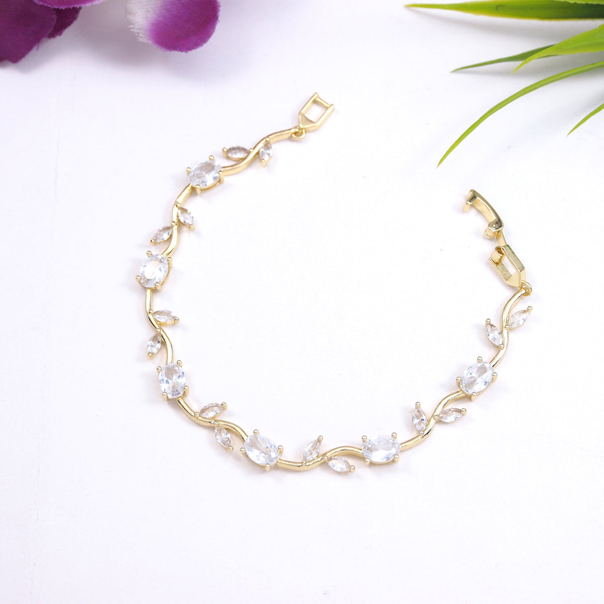 Tulip Stainless Steel Bracelet(PACK OF 3)