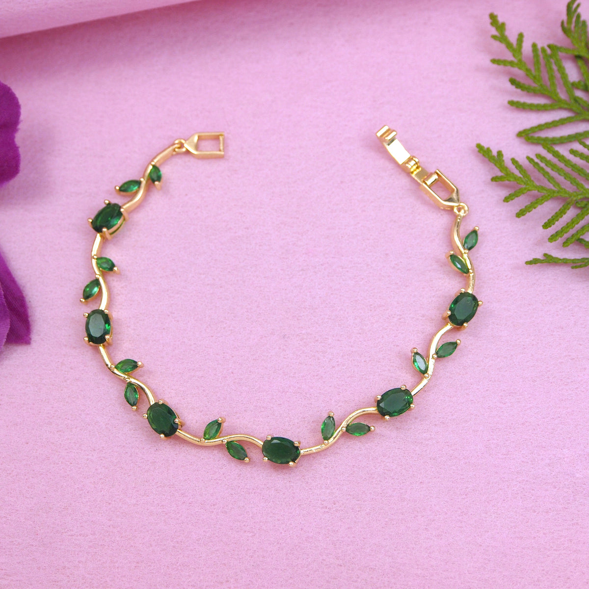 Tulip Stainless Steel Bracelet(PACK OF 3)