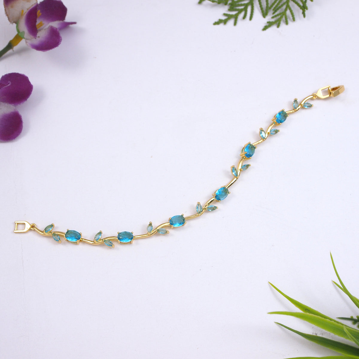 Tulip Stainless Steel Bracelet(PACK OF 3)