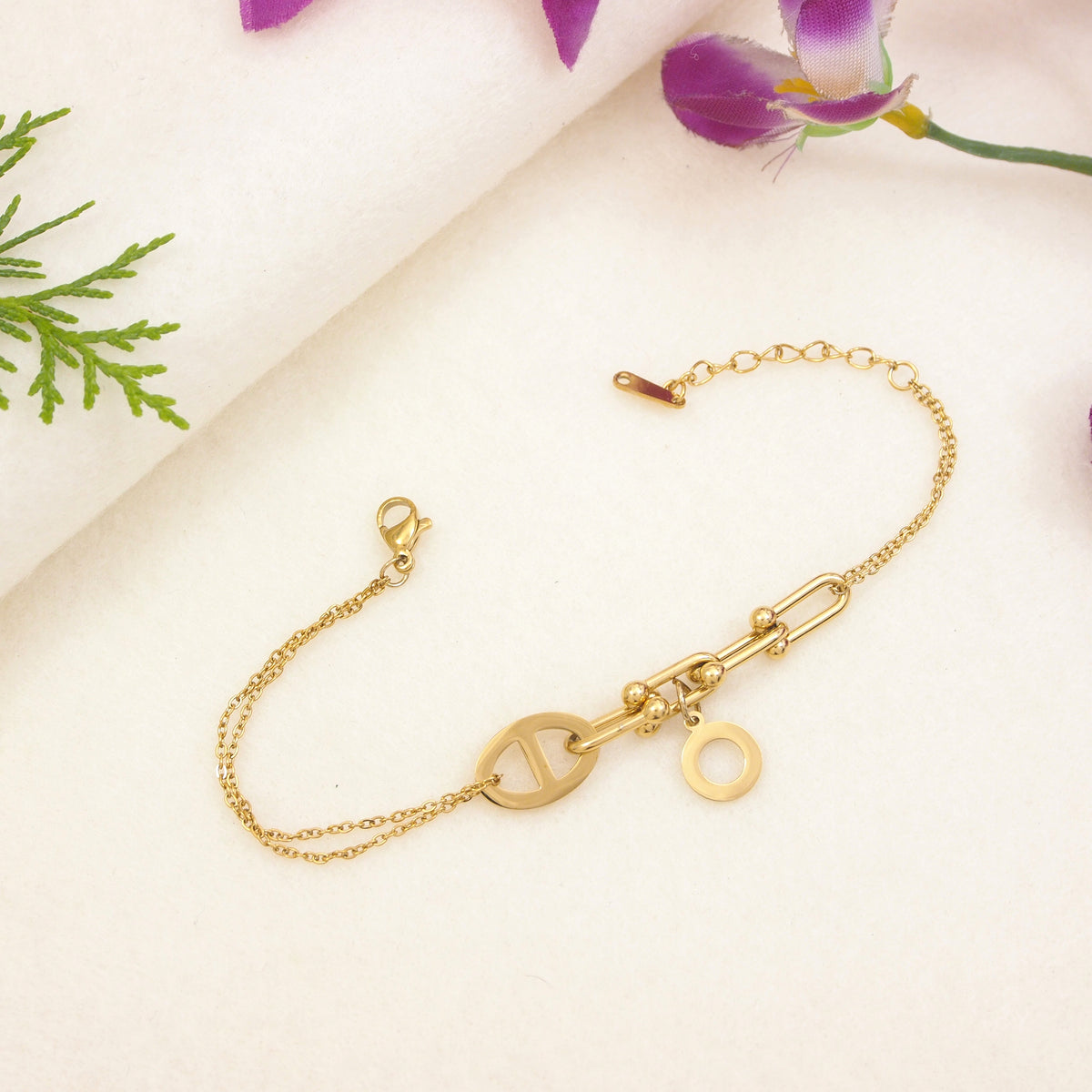 Stainless Steel Bracelet ( pack of 3 )