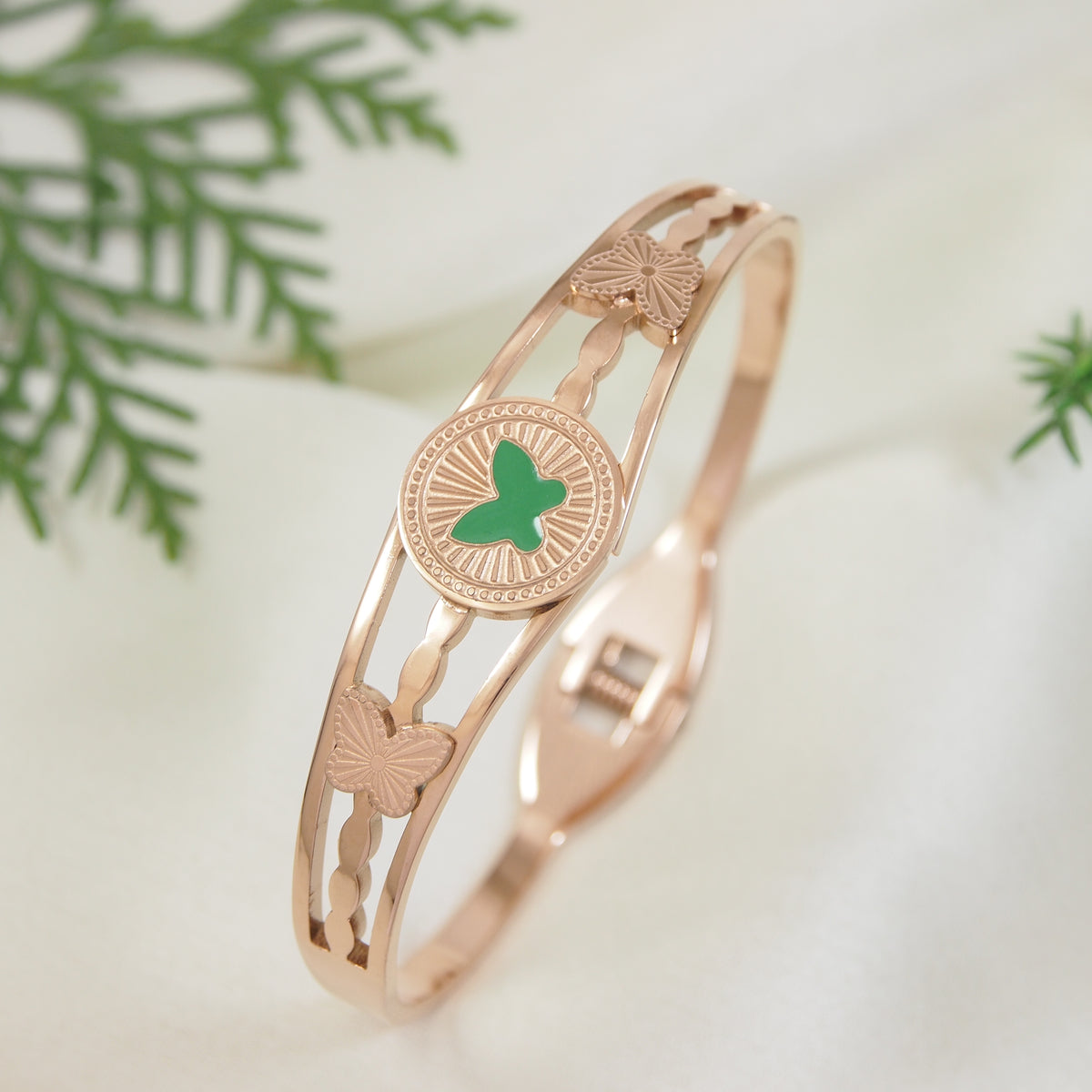 Stainless Steel Butterfly Kada