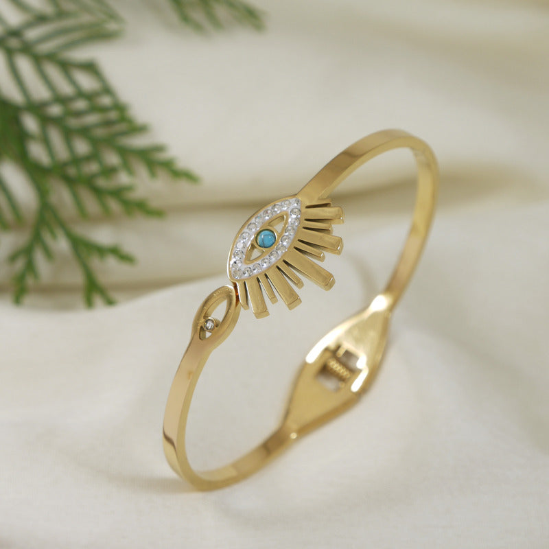 Stainless Steel Evil Eye kada