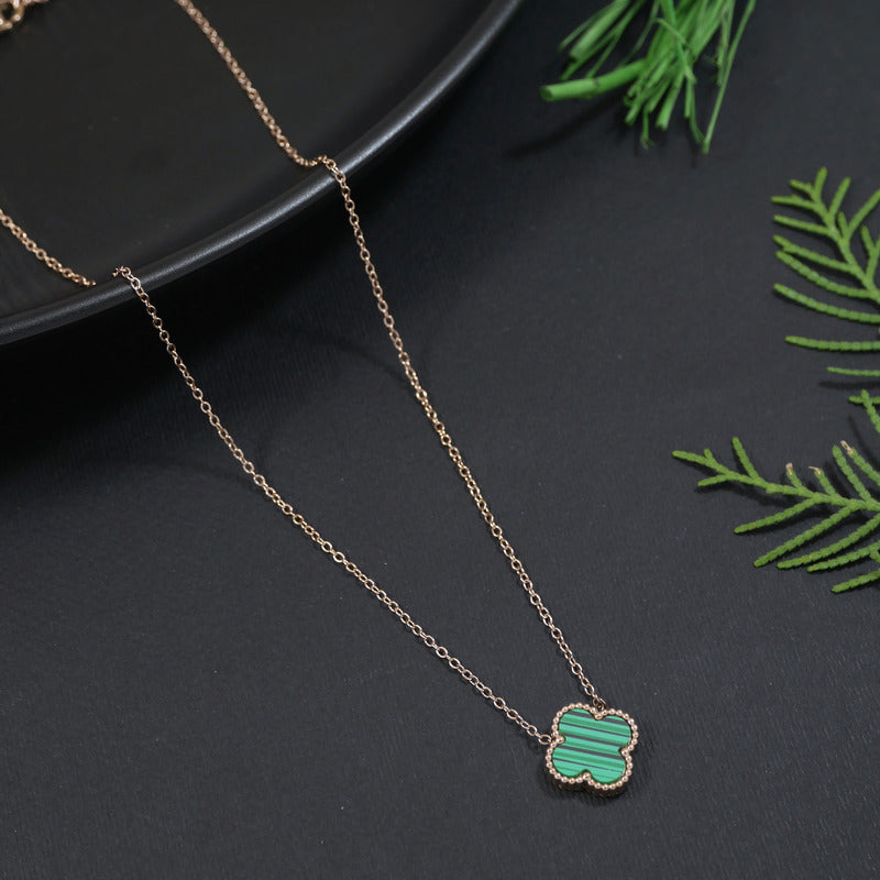 Stainless Steel clover Necklace