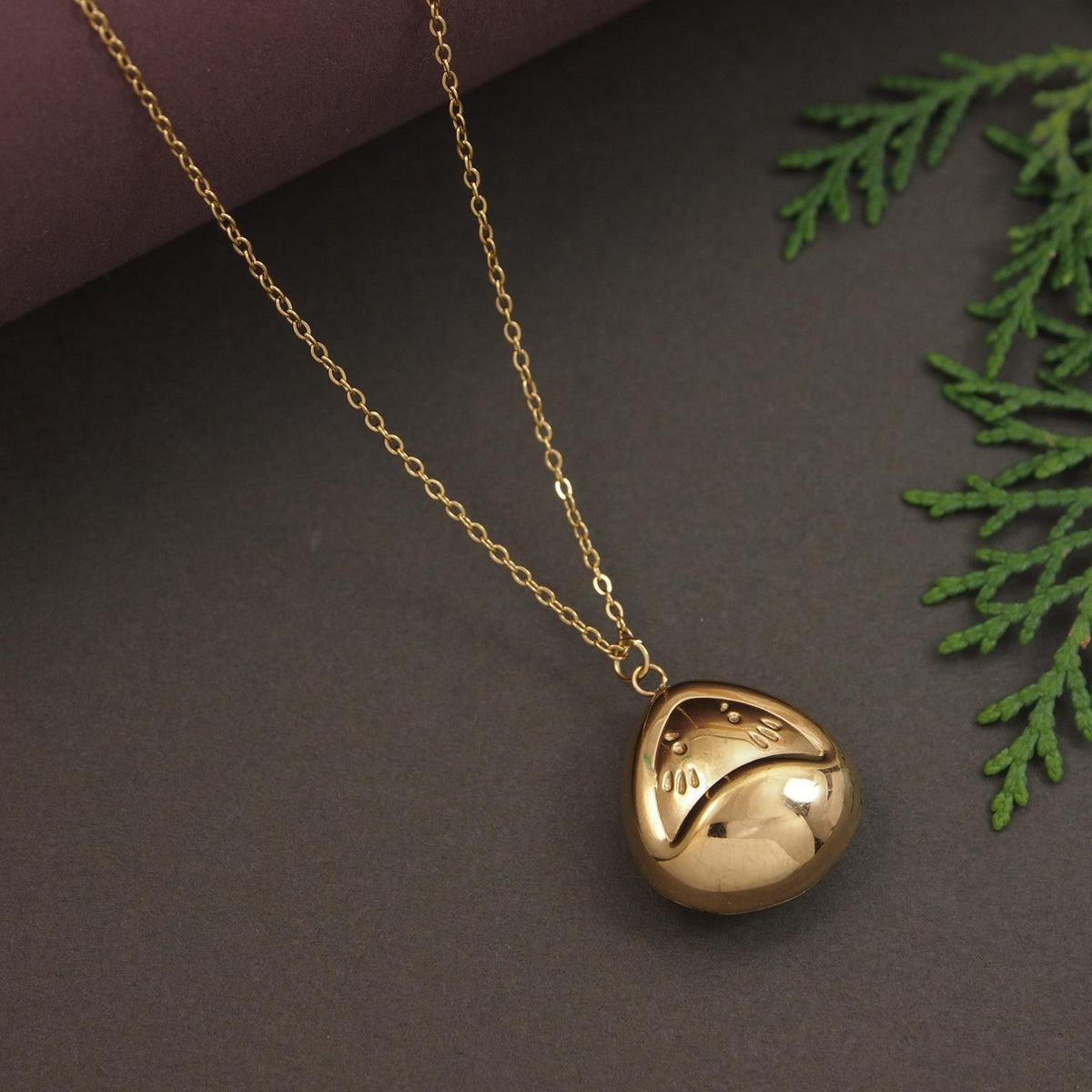 Stainless Steel Gold Plated Necklace