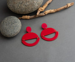 Geometrical Shaped Western Drop Earring-WER 1488
