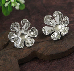 Gold/Silver Plated Sunflower Stud Western Earring -  WER 4725