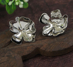 Gold/Silver Plated Flower Stud Western Earring -  WER 4737