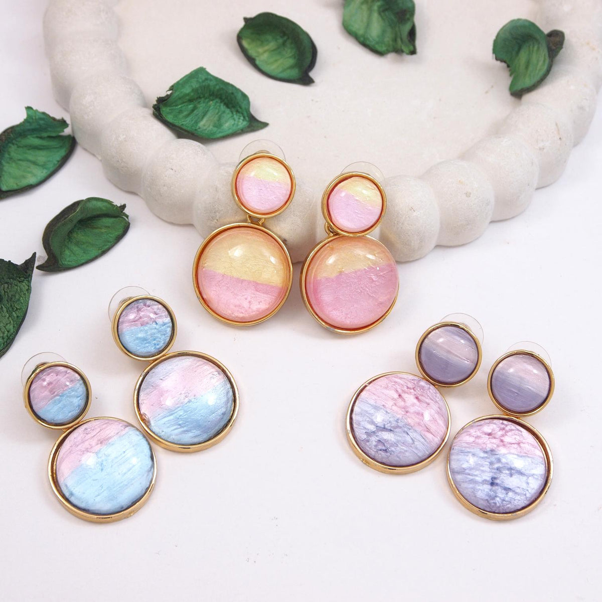 Gold Plated Western Earring ( pack of 3 )