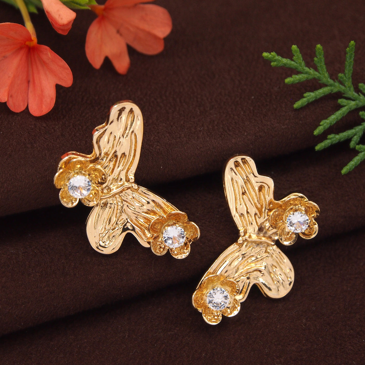 Gold Plated Western Earring ( pack of 6 )