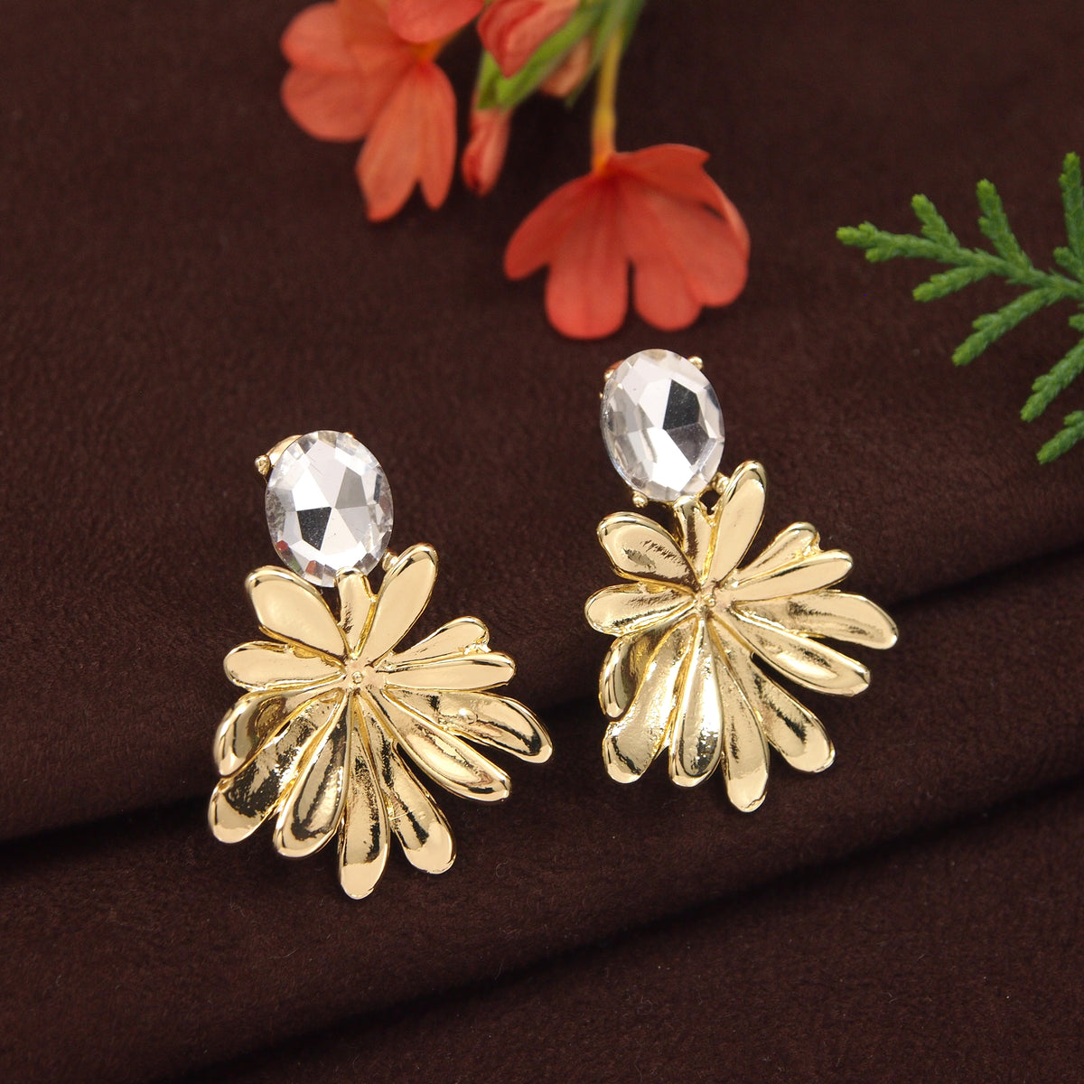 Gold Plated Western Earring ( pack of 6 )