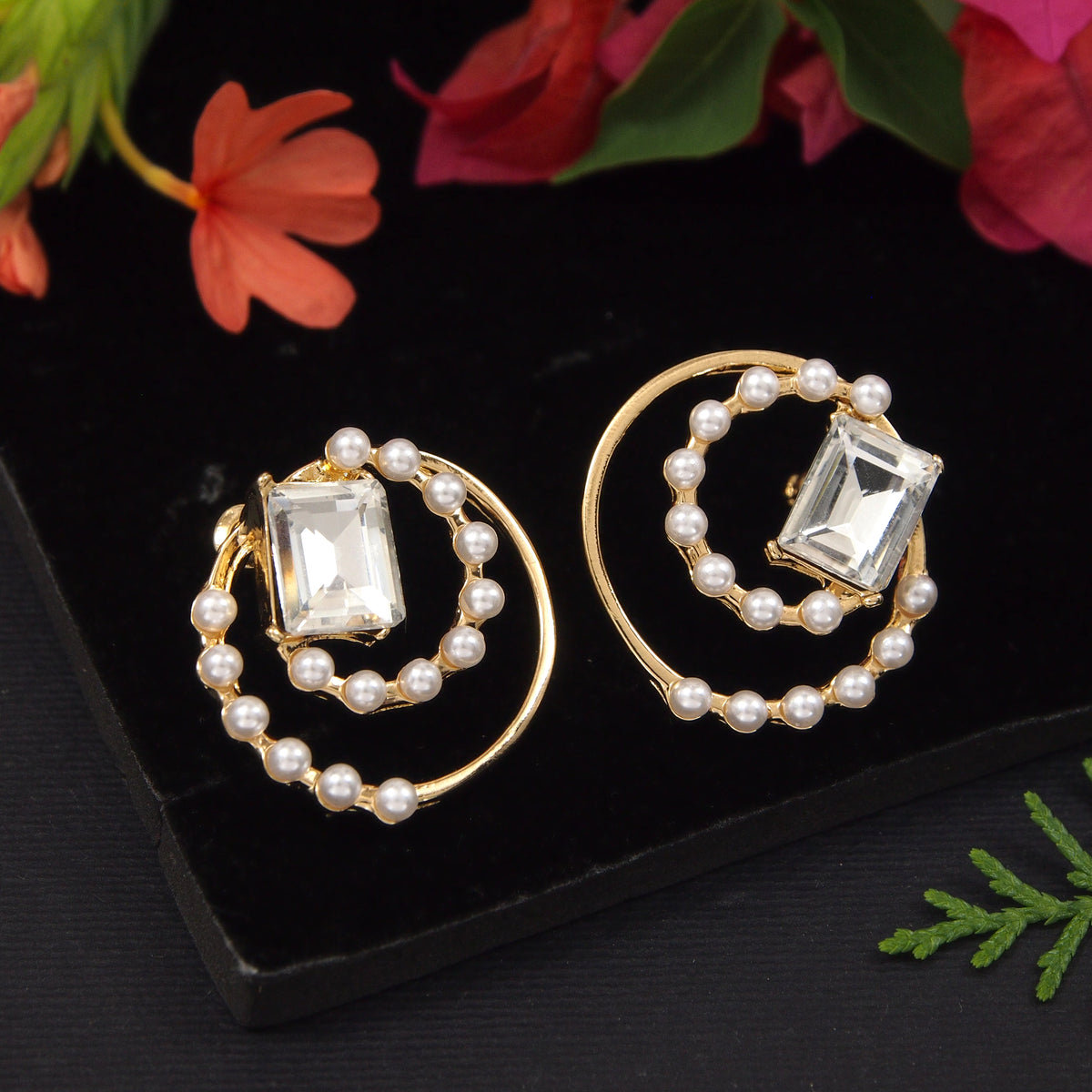 Gold Plated Western Earring ( pack of 6 )
