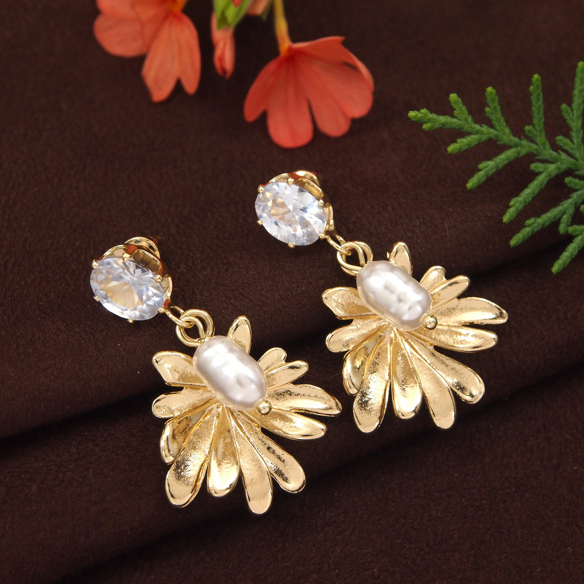 Gold Plated Western Earring ( pack of 6 )