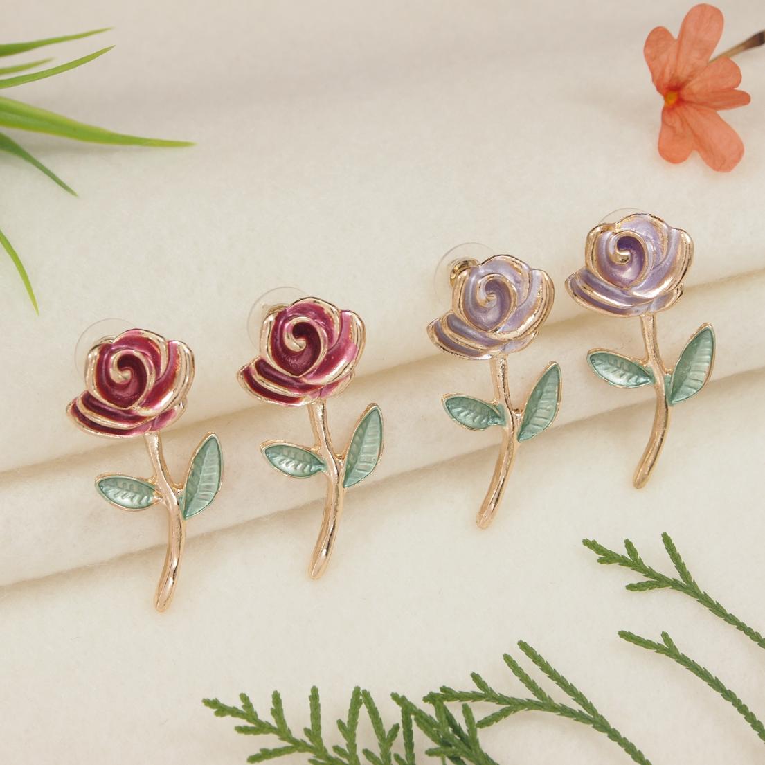 Gold Plated Western Earring ( pack of 6 )