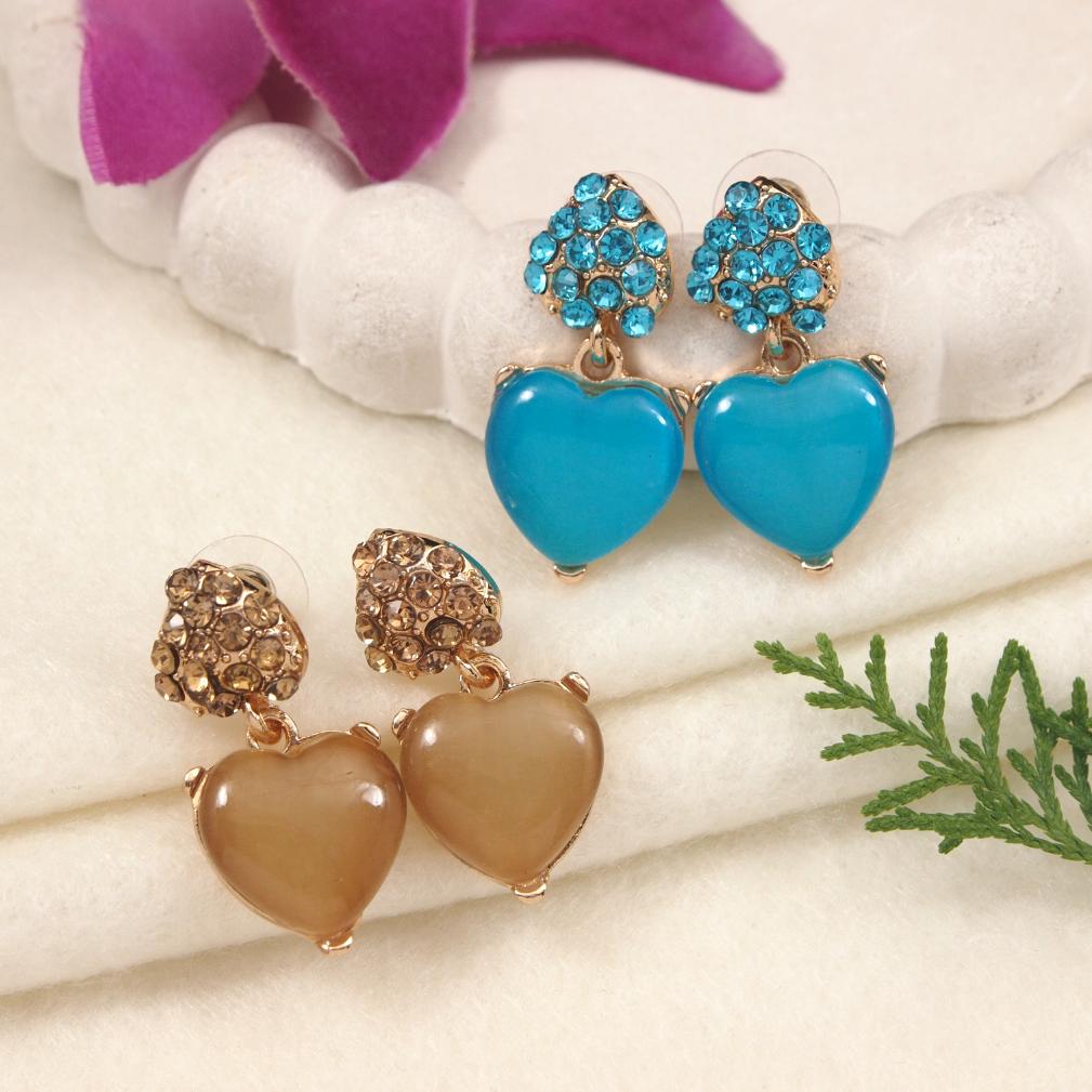 Gold Plated Western Earring ( pack of 6 )