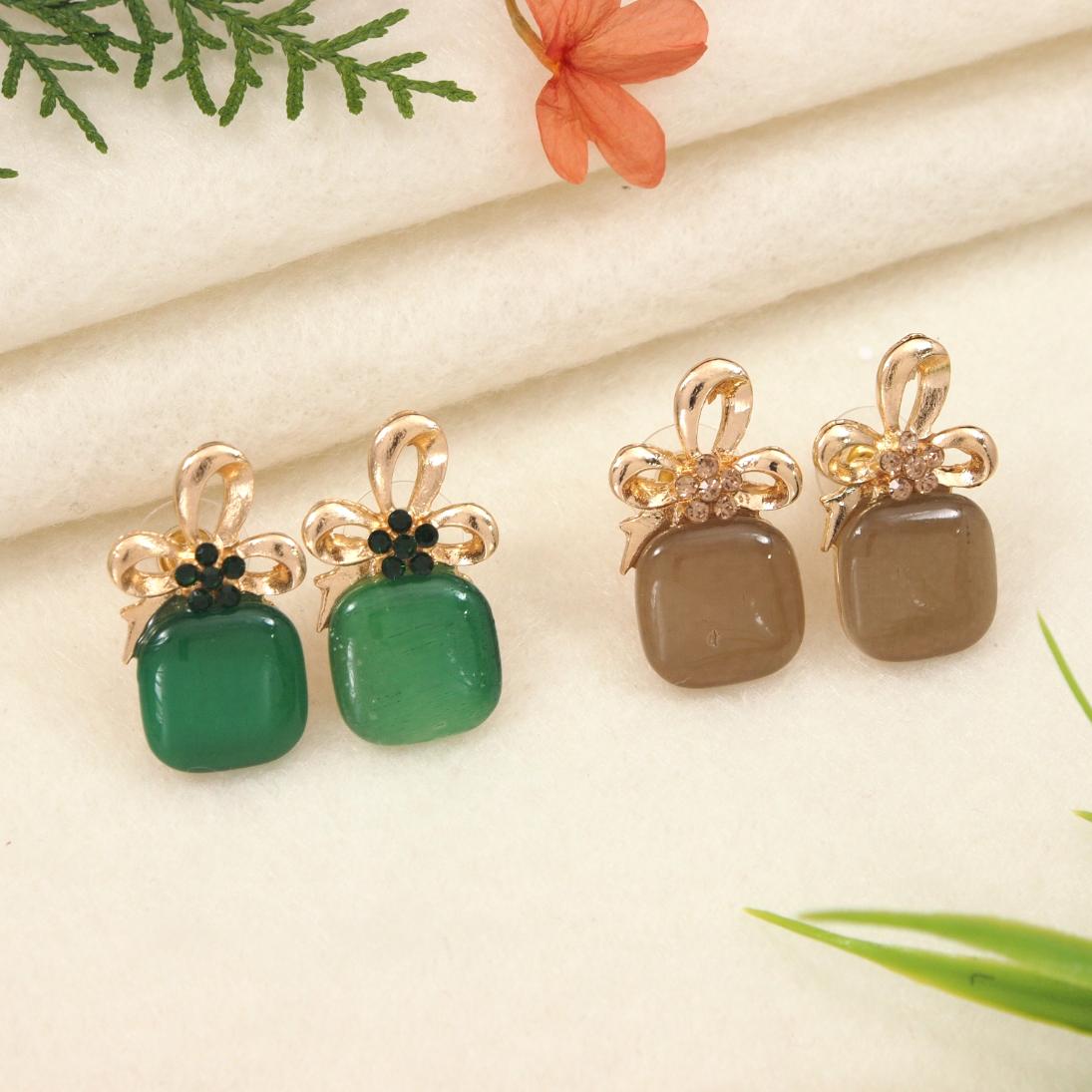 Gold Plated Western Earring ( pack of 6 )