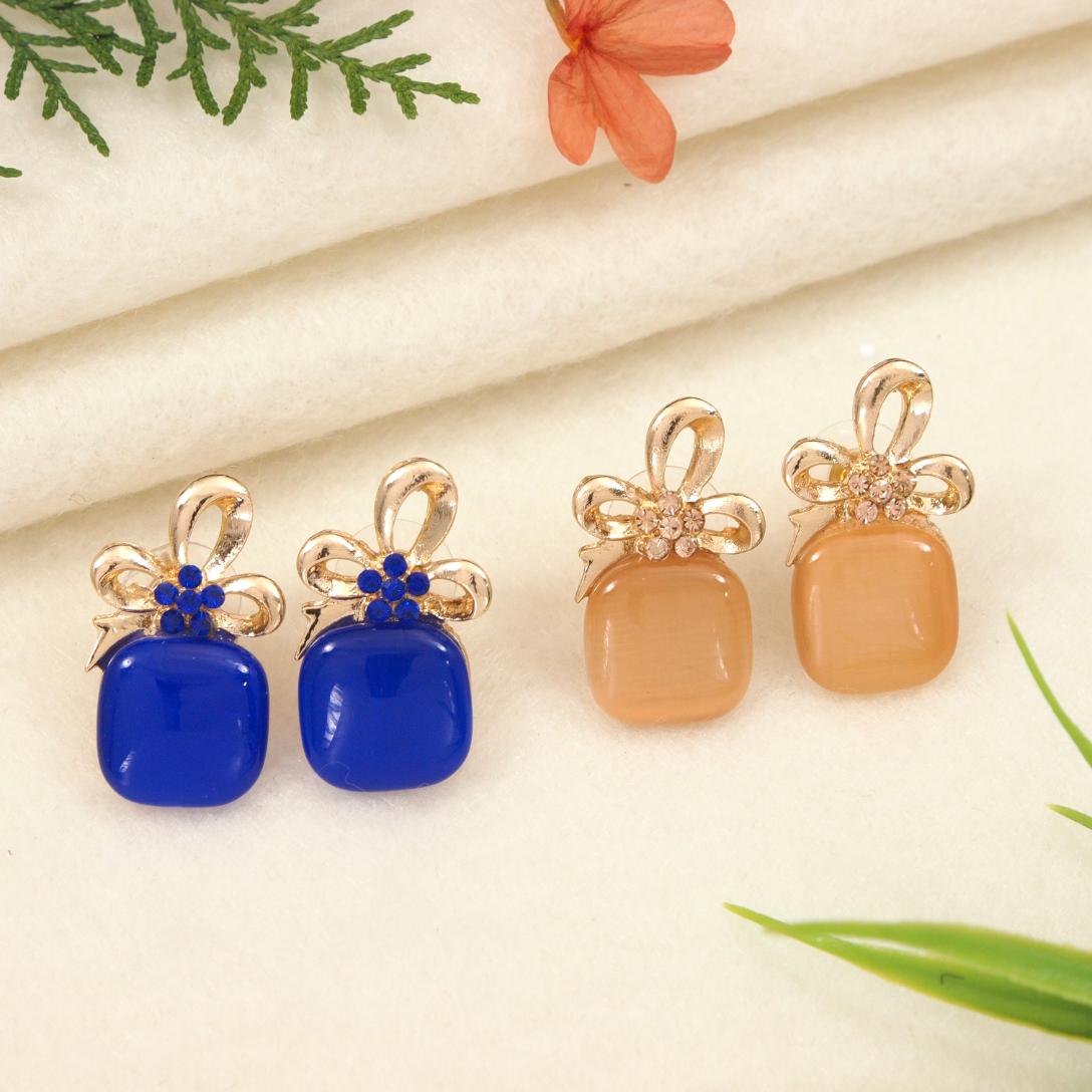 Gold Plated Western Earring ( pack of 6 )